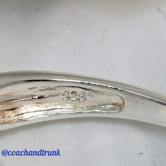 925 Sterling Silver Sapphire Blue and White Petite Journey Ring Filigree NWT - Picture 2 of 4